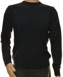 Sweter sweterek męski z kaszmiru i wełny merynosów L granatowy 550
