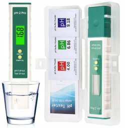 MIERNIK PH WODY Z PRZYCISKAMI ZIELONY pH-2Pro