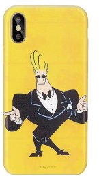Cartoon Network Johnny Bravo Silicone Case for Apple iPhone 5 / 5S / SE Smoking