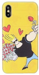 Cartoon Network Johnny Bravo Silicone Case for Apple iPhone 5 / 5S / SE Love