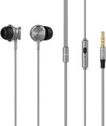 UiiSii GT500 Metal Hi-Fi Universal Earphone with Microphone / Remote / 3.5mm / Silver