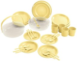 Zestaw kempingowy żółty 262889 CURVER