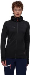 Bluza trekkingowa damska Mammut Taiss Light ML Hooded Jacket - black