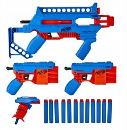 *****NERF AlfaStrike Lynx SD1 blaster set F2699 /4