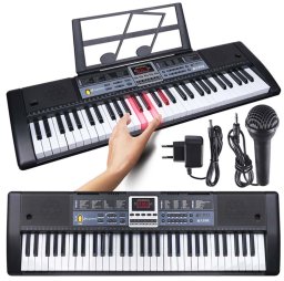 SUPRIMO 6136L KEYBOARD organy z mikrofonem dla dzieci podświetlane klawisze