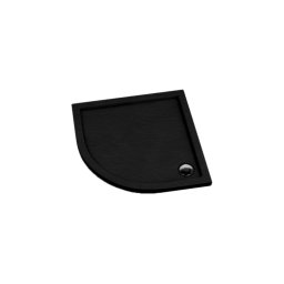 Brodzik Aquaform KNG.B-02-P-80-5/3-BLACKSLATE-90 / AQUAFORM / SLIM / BRODZIK 80X80X5/3 PÓŁOKRĄGŁY, FI90, R550 CZARNY ŁUPEK /