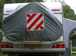 Pokrowiec na bagażnik rowerowy 4 Bike Cover Back EuroTrail Uniwersalny
