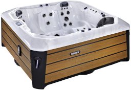 WANNA WOLNOSTOJĄCA OGRODOWA SPA Z HYDROMASAŻEM DLA 6 OSÓB 1250 LITRÓW 45 DYSZ