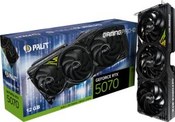 Karta graficzna Palit GeForce RTX 5070 GamingPro-S 12GB GDDR7 DLSS4 (NE75070019K9-GB2050U)