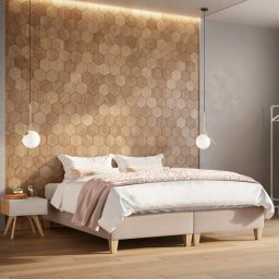 Rama łóżka kontynentalnego ND 180x200 grupa premium, Pojemnik: Nie sama rama, pojemnik TAK, kontynentalne