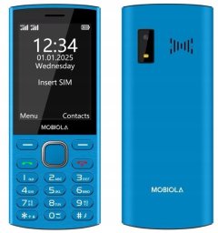TELEFON GSM MOBIOLA MB4280 4G NIEBIESKI TELEFON KLASYCZNY DLA SENIORA
