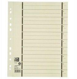 Oxford Trennblatt A4 mit Perforation aus Kraftkarton 100Stk