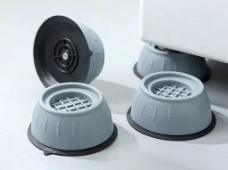 4x PODKŁADKA ANTYWIBRACYJNA GUMOWA POD PRALKĘ ZMYWARKĘ SUSZARKĘ LODÓWKĘ