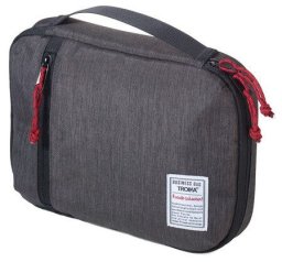 TROIKA BUSINESS TECH POUCH organizer Poliester Czarny, Szary