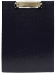 Clipboard BNT A4 enkel PP sort uden forside