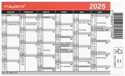 Mini kalender 2025