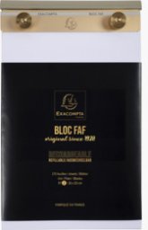 Exacompta FAF Desk Pad Plain - Size 170x100 mm - 170 micro perforated sheets. Retro design - refillable.