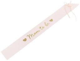 Szarfa Mom to be, blady róż, 75 cm