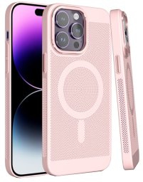 Etui Magnetyczne Magsafe SUPERO Dotmagsafe do iPhone 14 Pro Max, różowe