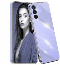 Etui TPUPLATING Supero do Samsung Galaxy A14 5G, niebieskie i srebrne
