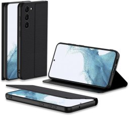 Etui z klapką magnetyczne GKK Magnet Flip do Samsung Galaxy S23+ Plus, czarne