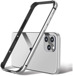 Etui Supero Bumper Slim do iPhone 16 Pro Max, srebrne