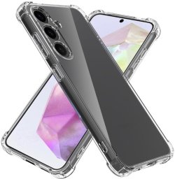 Etui pancerne do Samsung Galaxy M35, przezroczyste