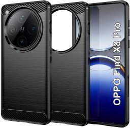 Etui Supero TPUCarbon do Oppo Find X8 Pro, czarne