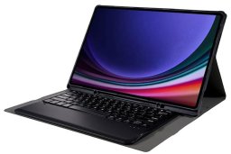 Etui z klawiaturą bezprzewodową do Samsung Galaxy Tab S9 Ultra, czarne