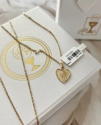 Złoty medalik serce ME.00015 pr.585