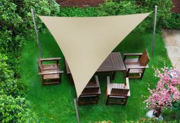 Żagiel wodoszczelny premium 3x3x4,2 - Beżowy