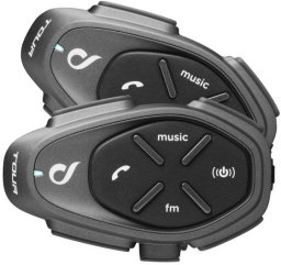Intercom motocyklowy INTERPHONE TOUR HD, komplet na 2 kaski
