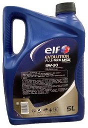 ENGINE OIL ELF EVOLUT FT MSX 5W/30 5L