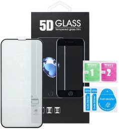 5D Full Glue Tempered Glass - do Motorola Edge 60 Fusion czarny