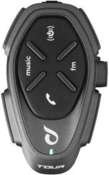 Intercom motocyklowy INTERPHONE TOUR HD, komplet na 1 kask