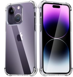Etui Pancerne Flexair Pro do Apple iPhone 15 Plus, Przezroczyste