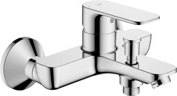 Bathroom faucet with shower connection, ORAS LINEA, short spout, chrome