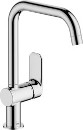 Sink mixer, ORAS LINEA, high curved spout, chrome color