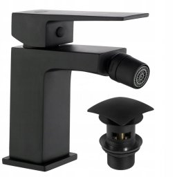 Invena bateria bidetowa Paros, czarny BB-09-004-A