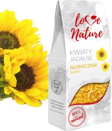 Kwiaty Jadalne SŁONECZNIK płatki 20g - Love Nature