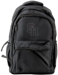 Plecak Szkolny Miejski Przegroda Środkowa SH Czarny 38cm 20L