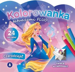 Kolorow.z tatuaż.FLUO Czarodziejki 78831