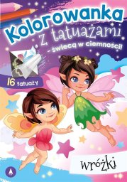 Kolorow.z tatuaż.świecą w ciemn.! Wróżki 78770
