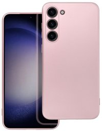 Futerał METALLIC do SAMSUNG S23 PLUS różowy