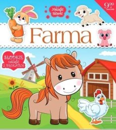 Naklejki iskierki z brokatem. Farma EDUKAMP
