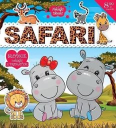 Naklejki iskierki z brokatem. Safari EDUKAMP