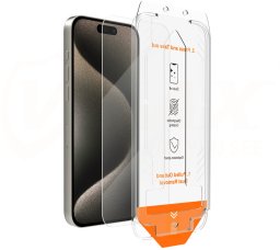 Vmax szkło hartowane easy install 2,5D Normal Glass do iPhone 16 Pro 6,3"