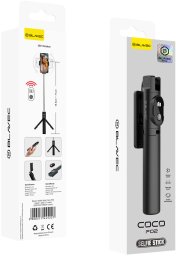 Blavec Selfie Stick Coco P02 tripod + pilot 0,7 metra (SSCP02-TRB07) czarny
