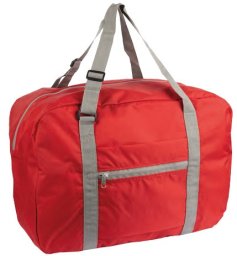 WEDO Gepäcktasche faltbar wasserabweisend, Nylon rot
