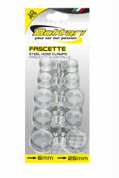 STEEL ASSORTED HOSE CLAMPS 6-27MM INOX